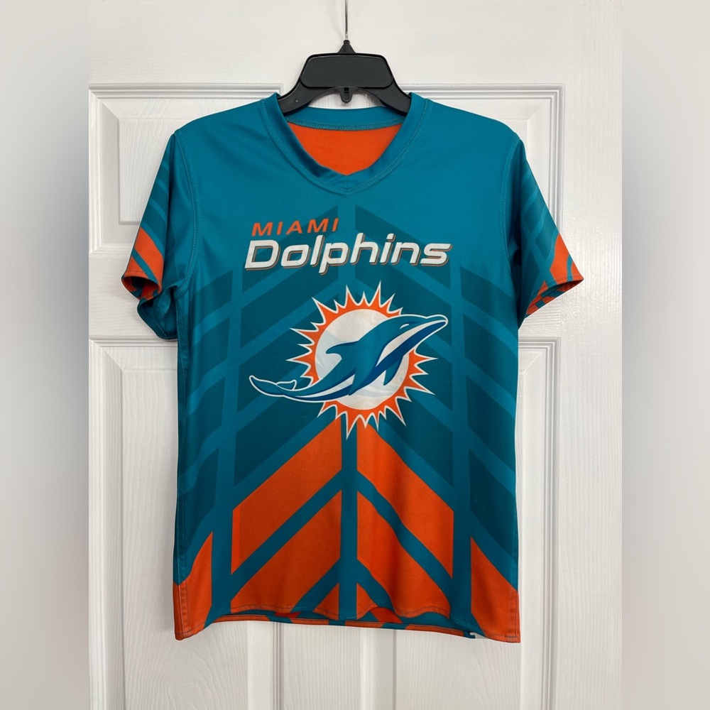 🐬Miami Dolphins Youth Flag Football Reversible Jersey